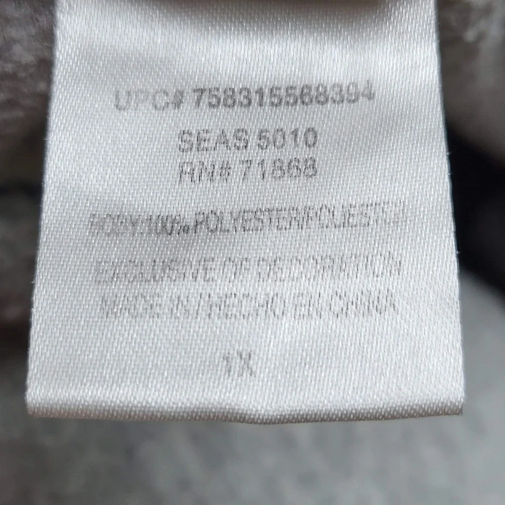 Disney Girls Jacket 4T Gray Embroidered‎ Graphic Fleece Winnie Pooh Activewear